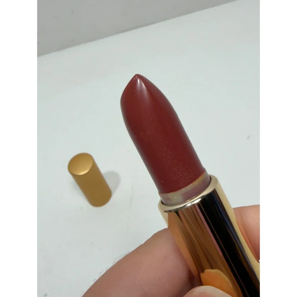 Estee‎ Lauder All Day Lipstick 80 Perfect Bronze Creme Gold Case Longwear